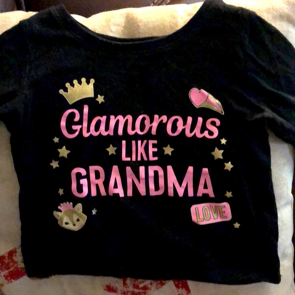 Girls long sleeve black shit